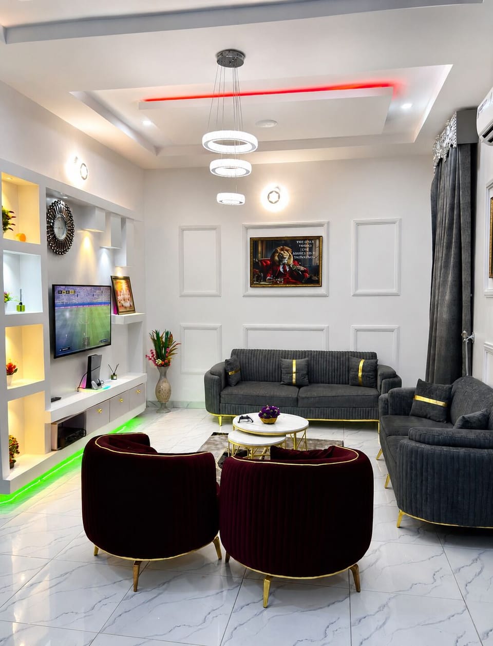 Living room for comfort