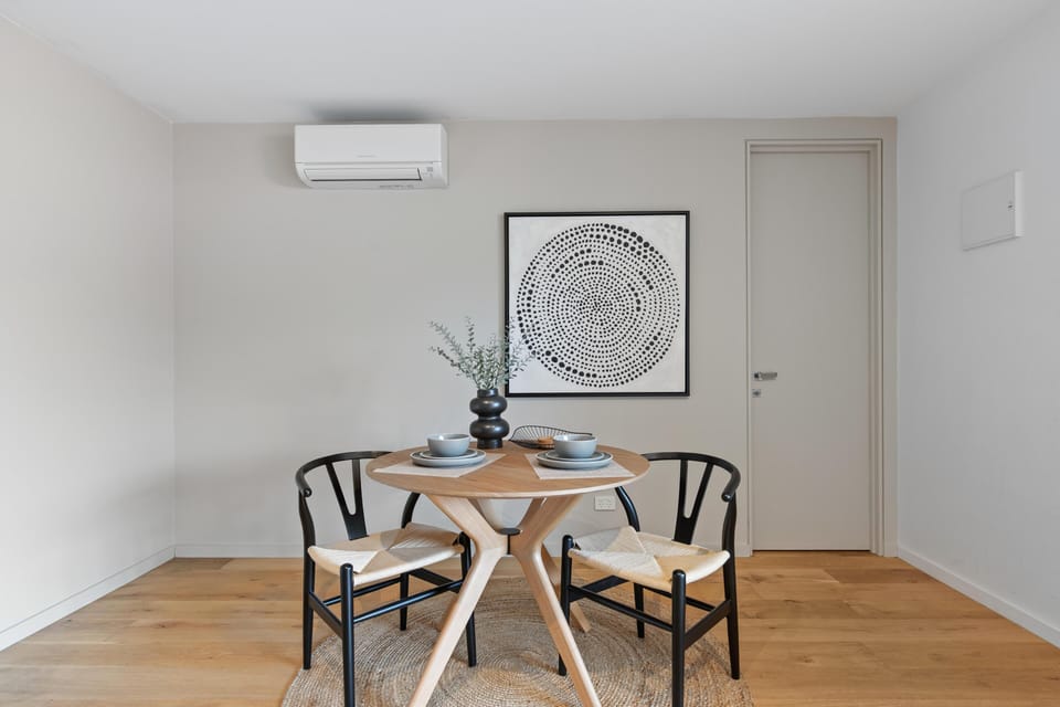 Dining space for easy meals