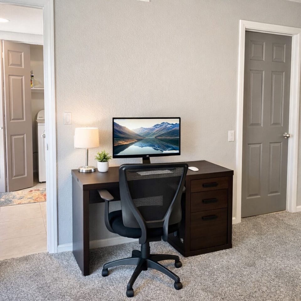 Computer Workstation, Desk & Chair