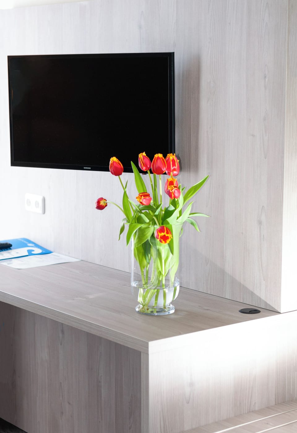 Enjoy thoughtful touches and a sleek workspace for planning.