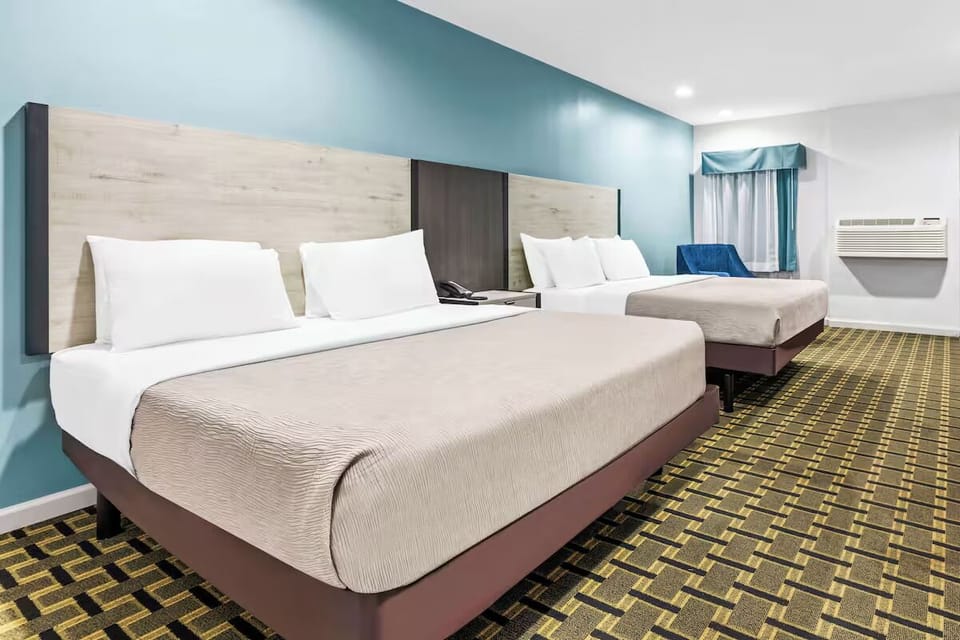 Wake up refreshed in a bright room with easy climate control.