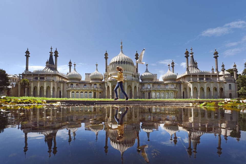 The Majestic Royal Pavilion, with its intricate domes and architectural splendour, invites visitors to admire this historic landmark
