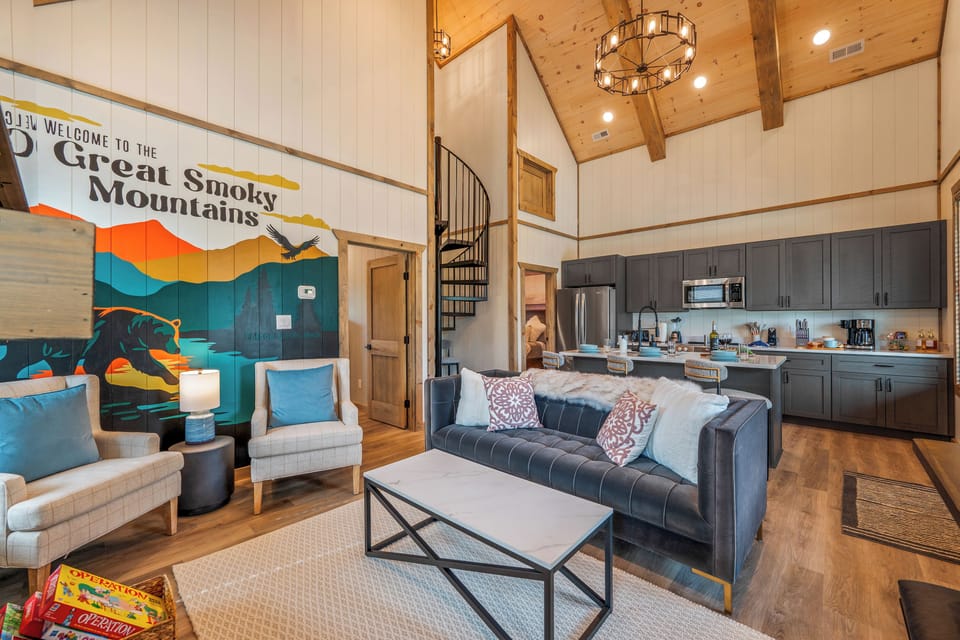 The room is thoughtfully furnished for comfort and style, making it the heart of your stay."