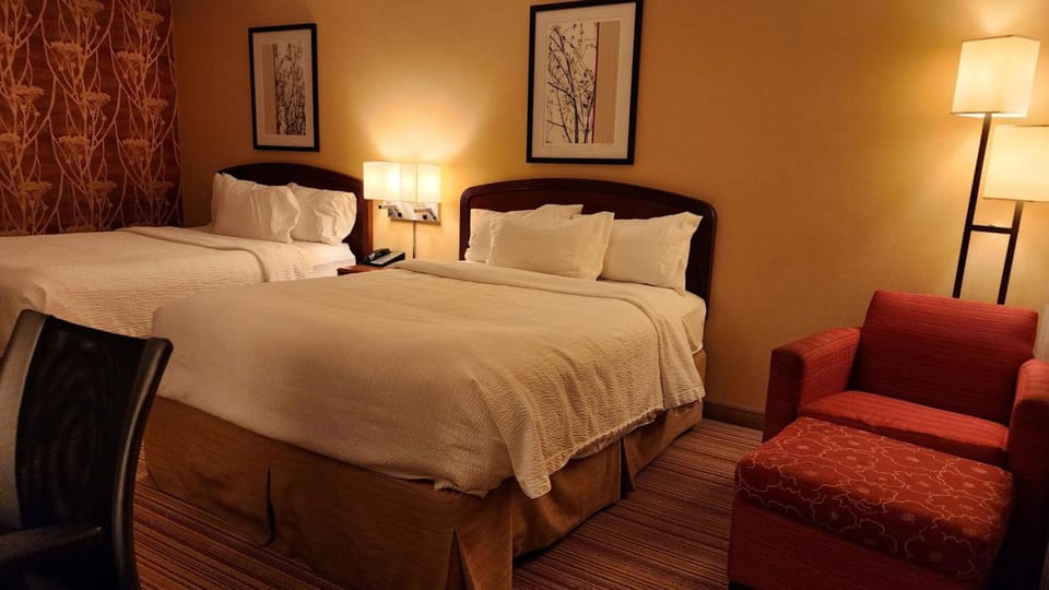 Bedroom. Interior and views may vary based on location and availability