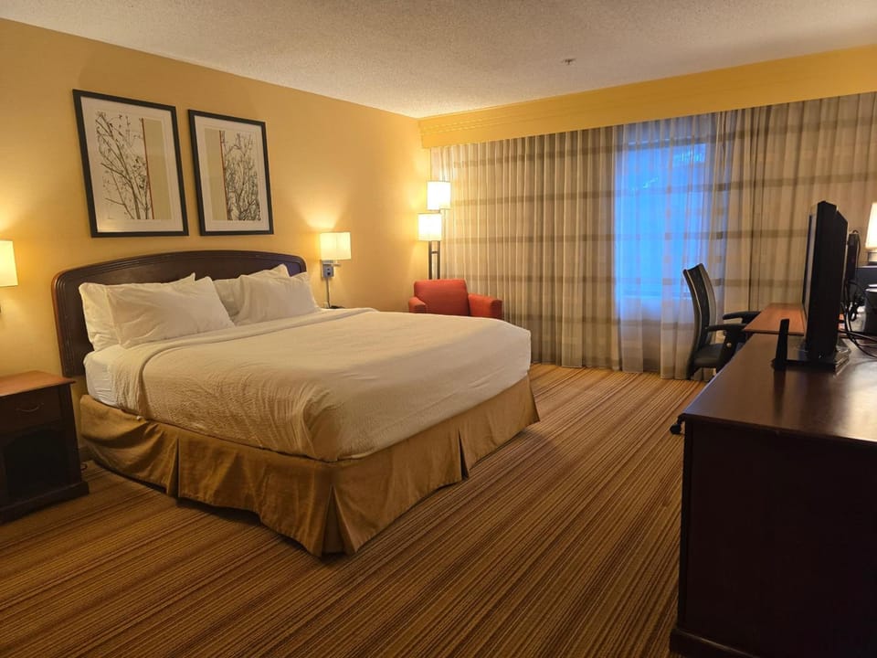 Bedroom. Interior and views may vary based on location and availability