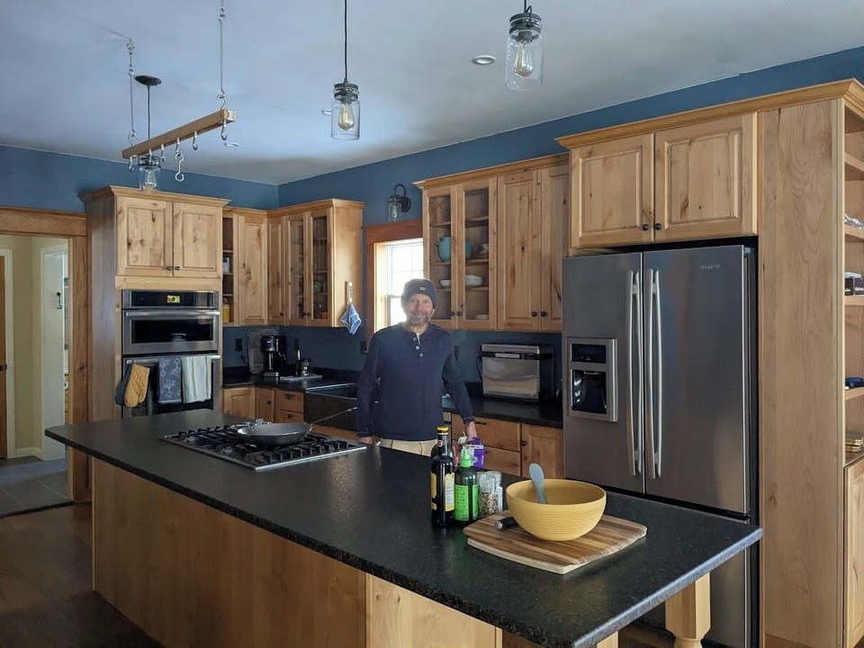 We celebrated our new-to-us kitchen with a new Ninja Toaster Oven!