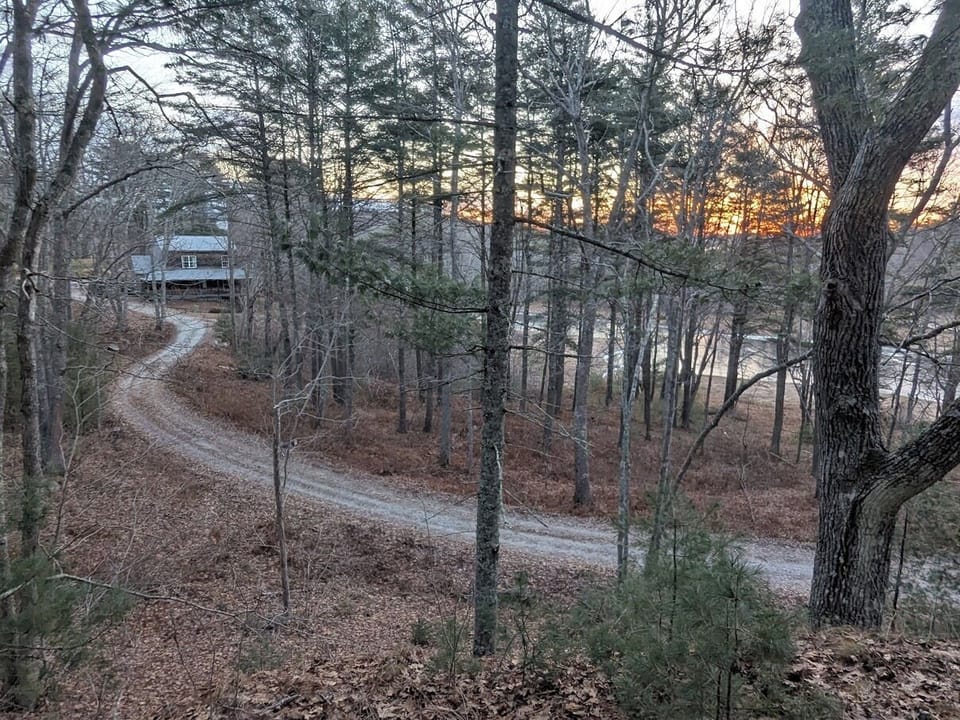Winter sunrise walk...
