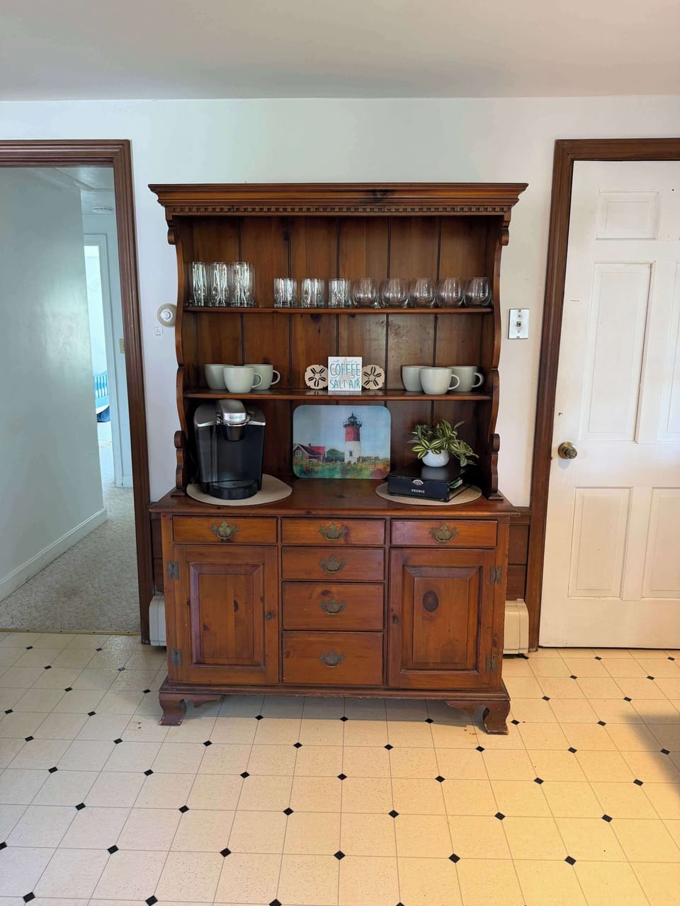 Coffee station for your convenience.