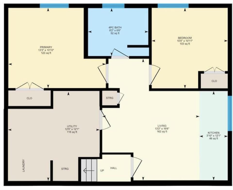 Functional layout with 2 bedrooms and full amenities