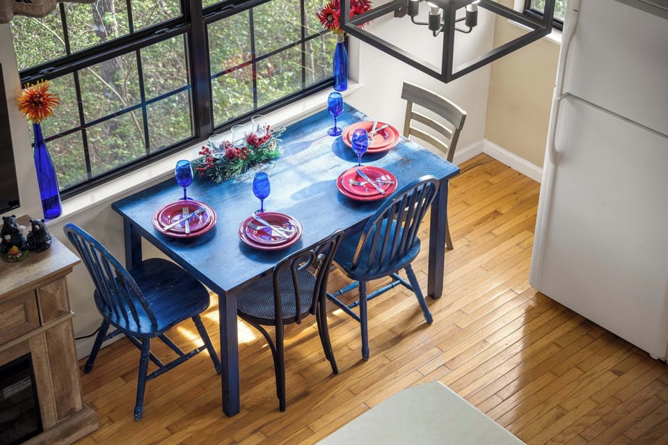 Dining Area | Seating for 8 with Breakfast Bar + Dining Table