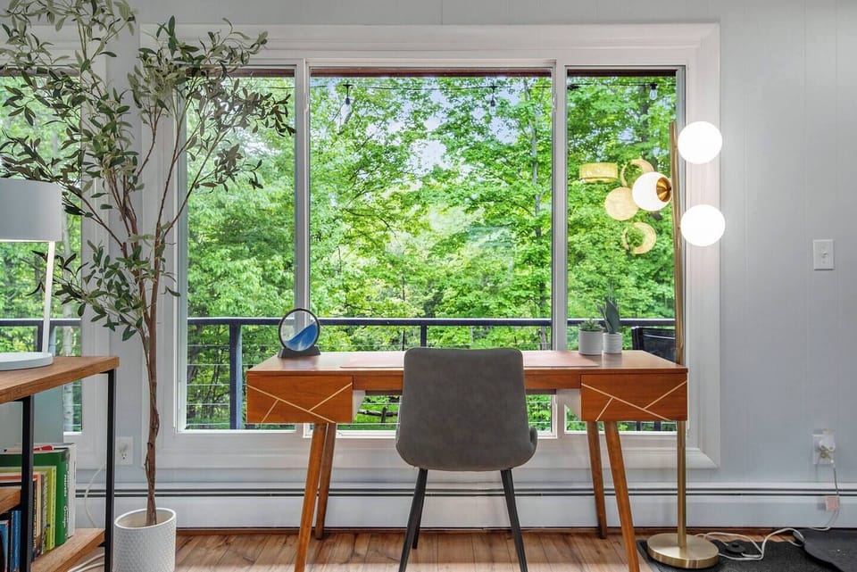 Could you think of a better spot to work from? 