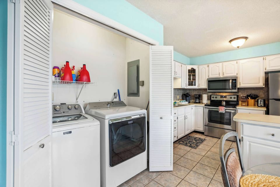 Private laundry is available for your stay!​
