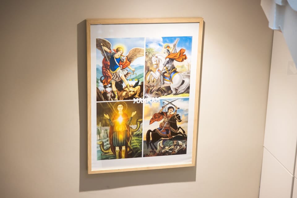 Decorative touches on landings enhance the overall ambiance of the property.