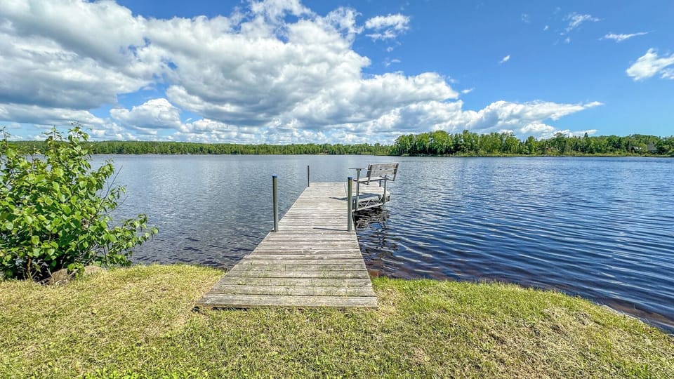 Use the private dock during your stay.
