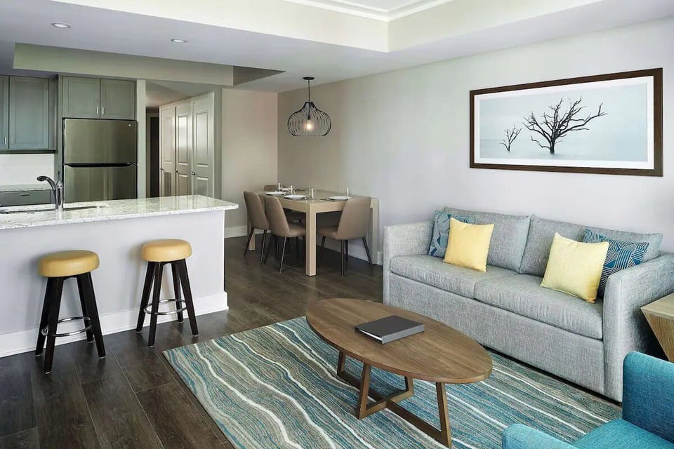 Gather in the open-plan lounge for easy, relaxed nights.