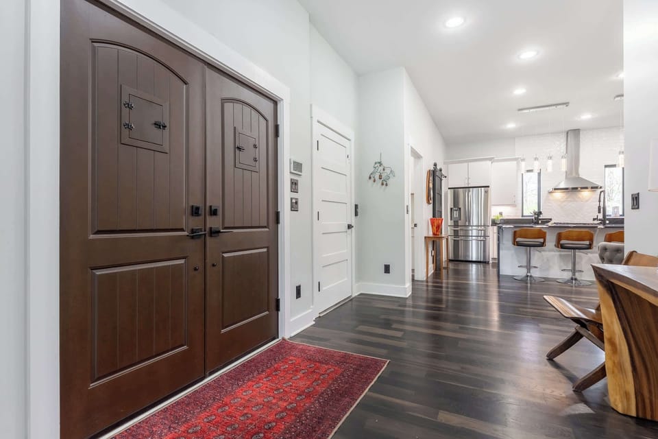 Modern finishes throughout the home