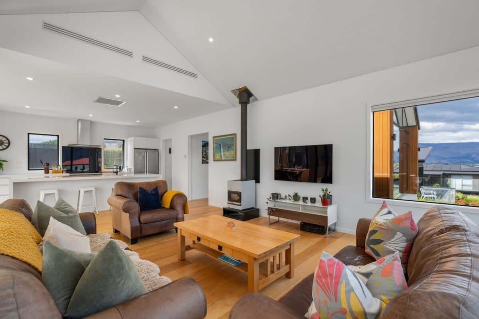 Open plan dining and living space