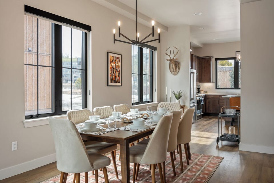 Dinning Table with Seating for 8