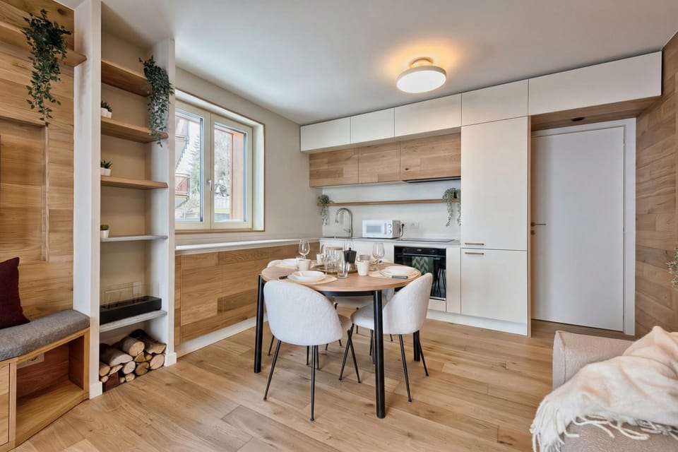 Kitchen and dining area