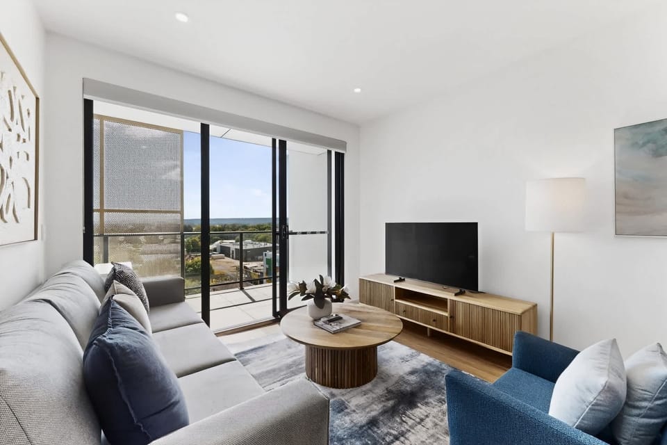 Living room and Balcony