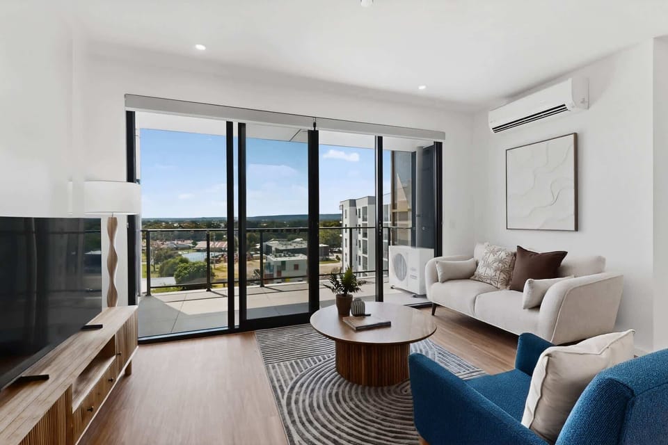Living and balcony