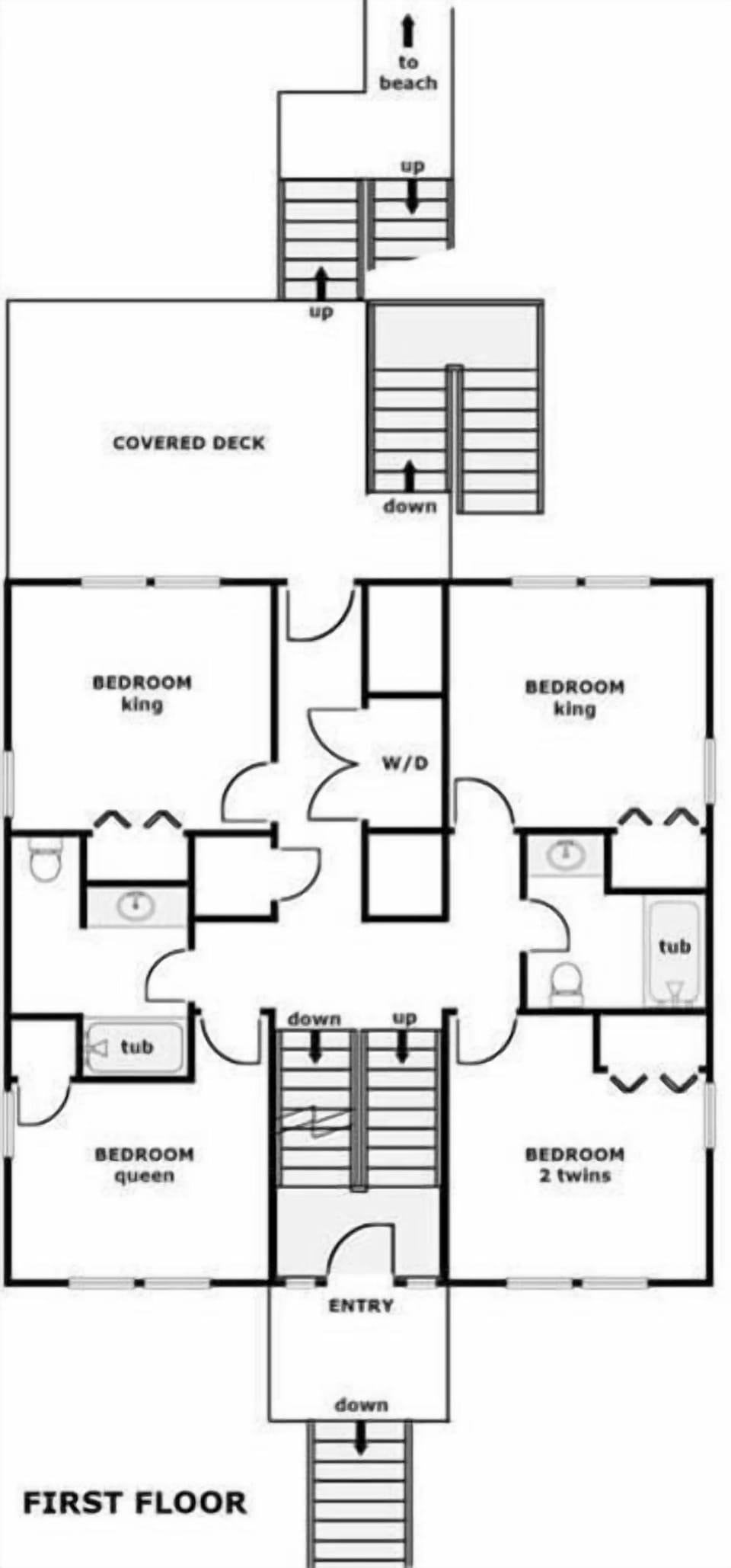 What A View Floor Plan - 1st Floor