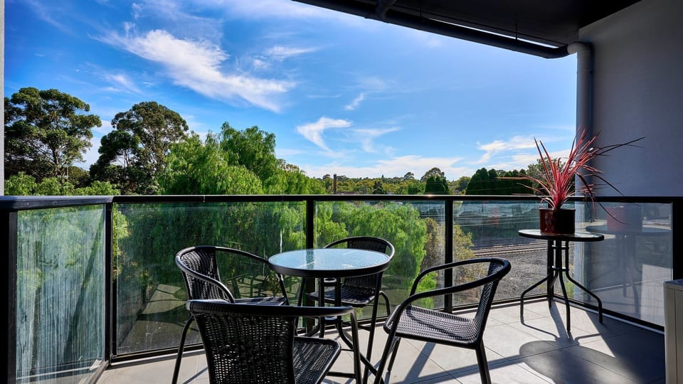 Balcony with views