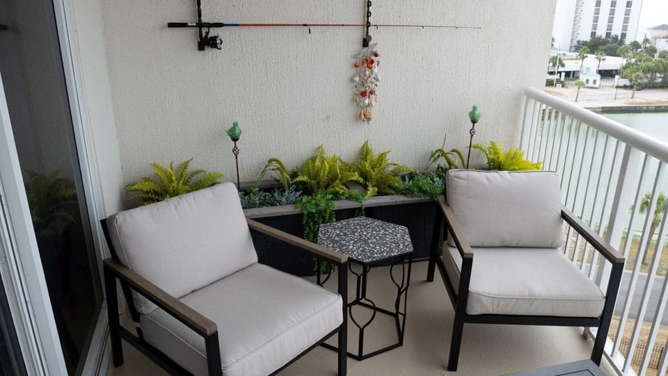 Architecture, Balcony, Building, Chair, Furniture