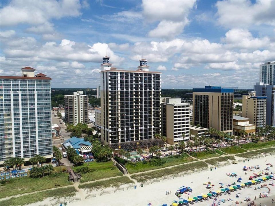 Soak in sweeping coastline panoramas from this beachfront resort setting.