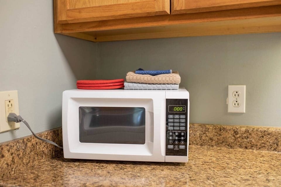 microwave for a quick heat up or for making pop corn for movie night