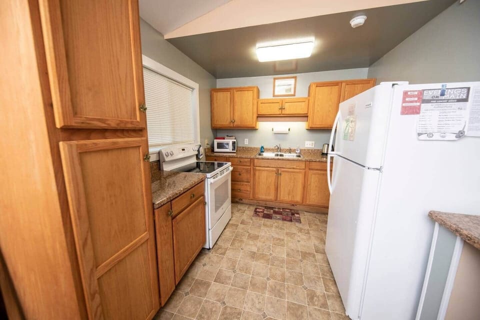 plenty of storage and space in Shenandoah Vista's "home away from home" kitchen