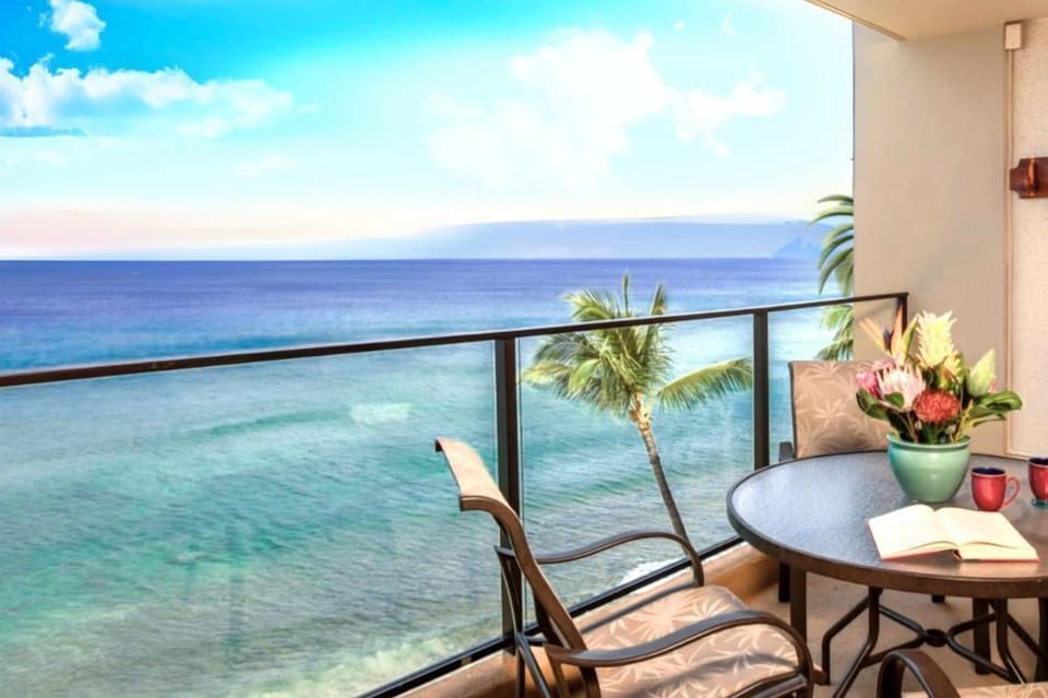 Mornings with coffee, overlooking the ocean, on your private lanai. MAH-719