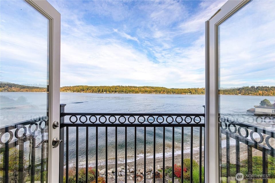 Wake to waterfront views from your balcony, sip coffee, and enjoy serene waters.