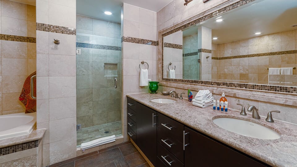 Master bathroom vanity