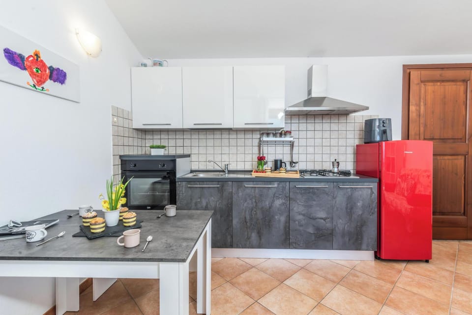 Kitchen and dining area