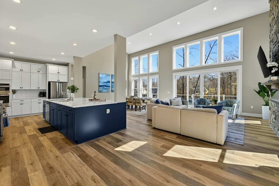 Chef's Kitchen - Everything a serious cook needs, open to the dining area so no one misses the conversation.