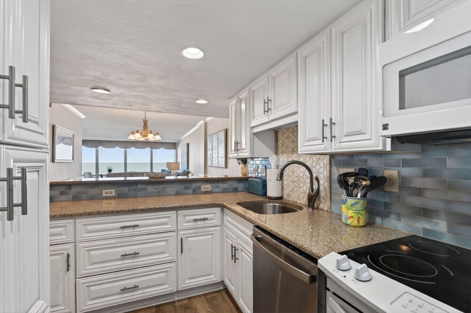 Stay connected while cooking and entertaining.
