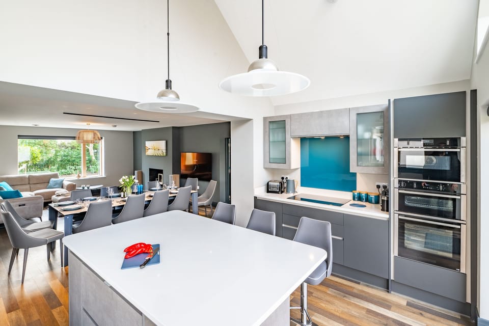 Hungate Lodge, Old Hunstanton: Open-plan living