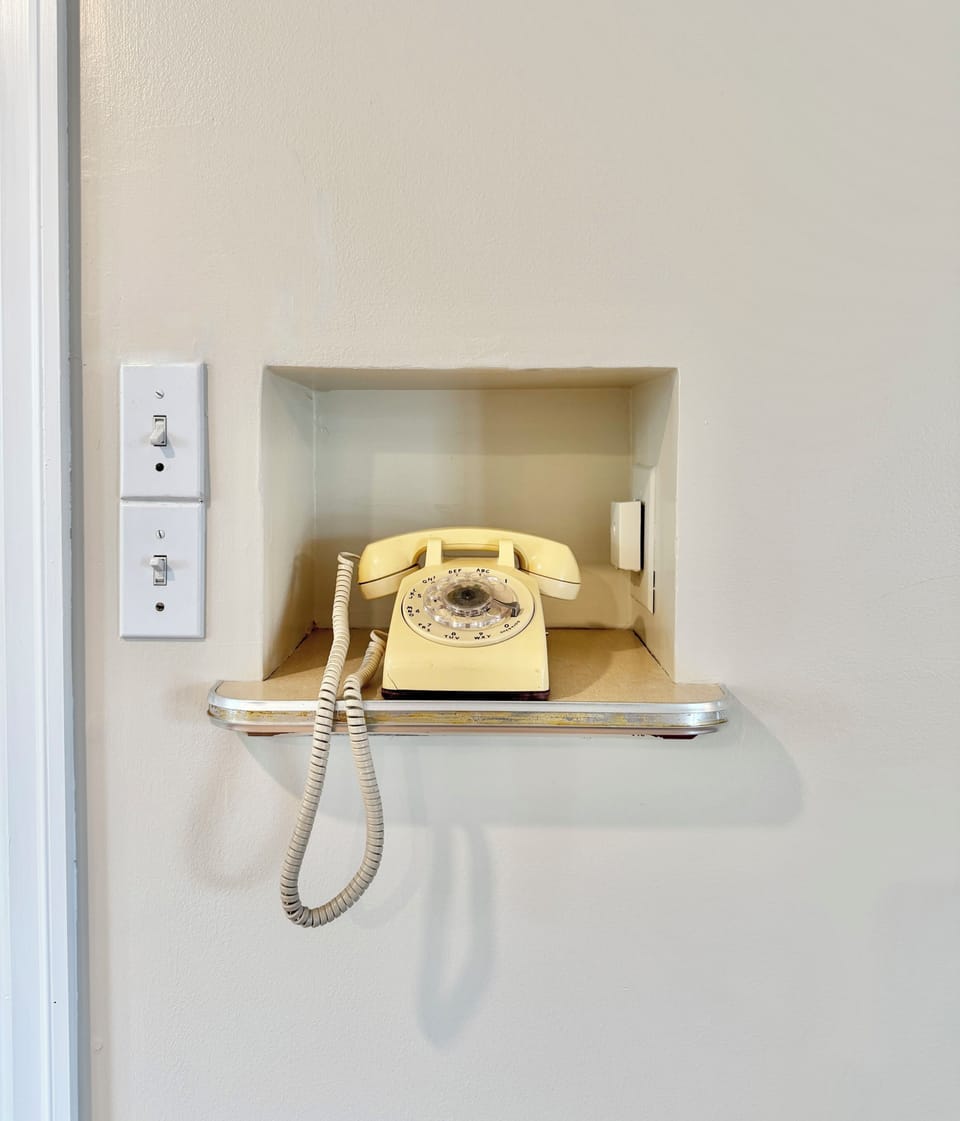 Charming vintage detail adding classic Americana character
