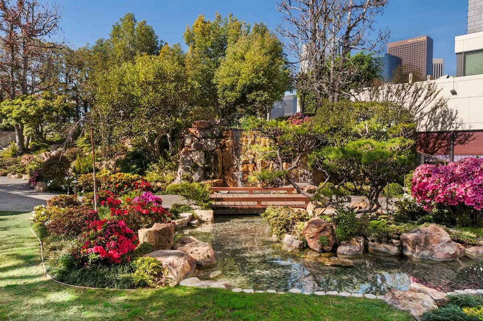 Refresh your senses beside crystal water and sunlit stone falls.