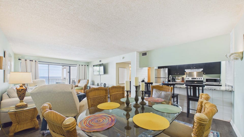 Dining table with seating for 6
