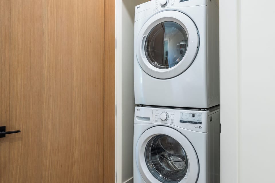 Laundry closet on 3rd floor