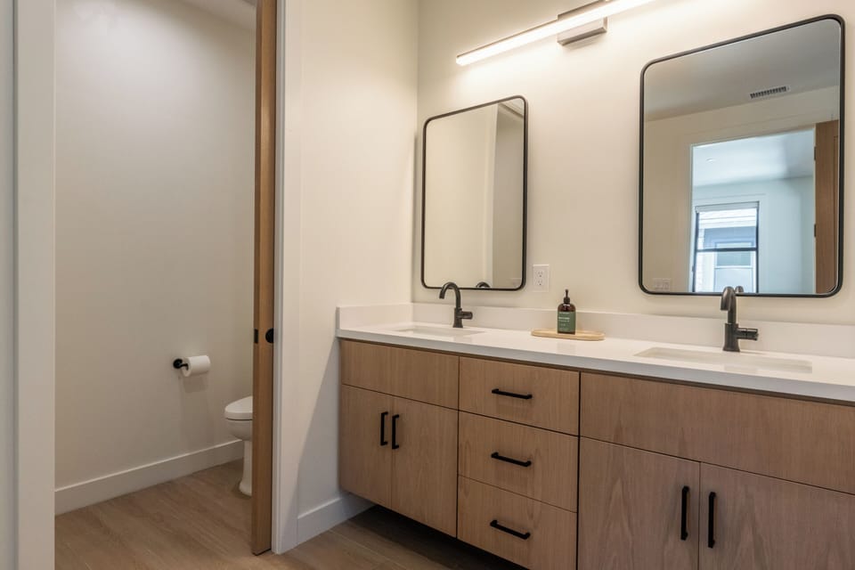 Master Bathroom ensuite to Master Bedroom #1  - Double Vanity , walk in shower and soaking tub