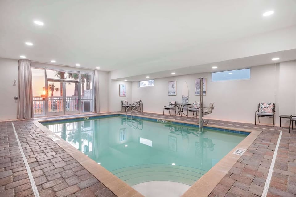 Unwind with a quiet swim in the heated indoor pool.