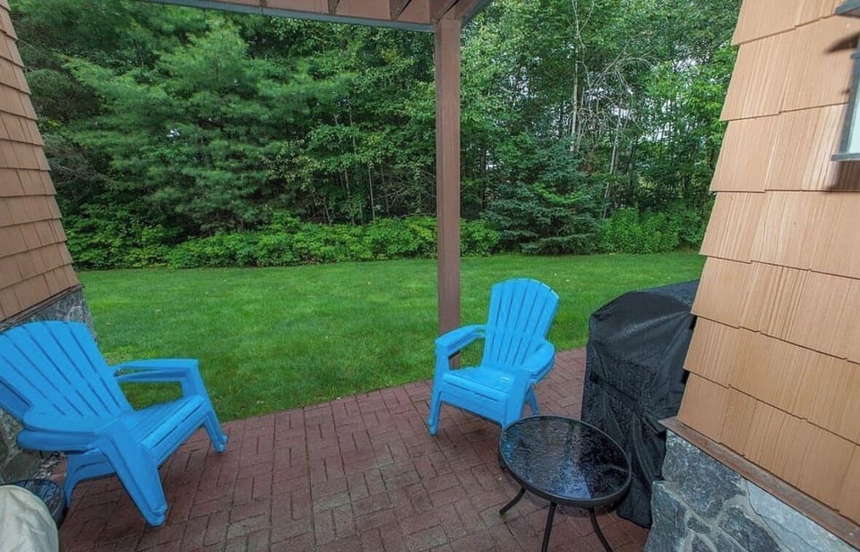 1st floor patio with gas grill