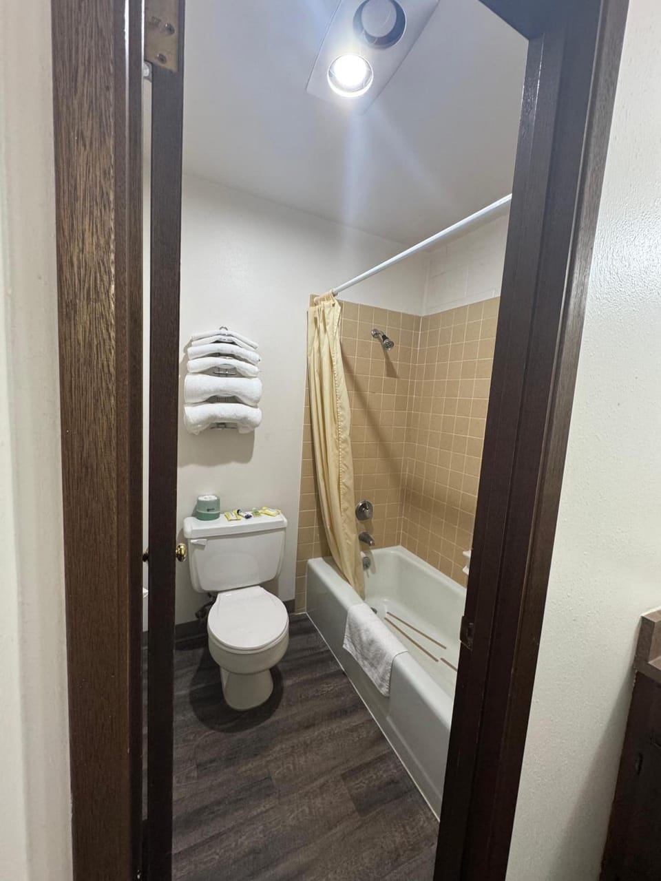 Start the day refreshed in a clean, functional bathroom.
