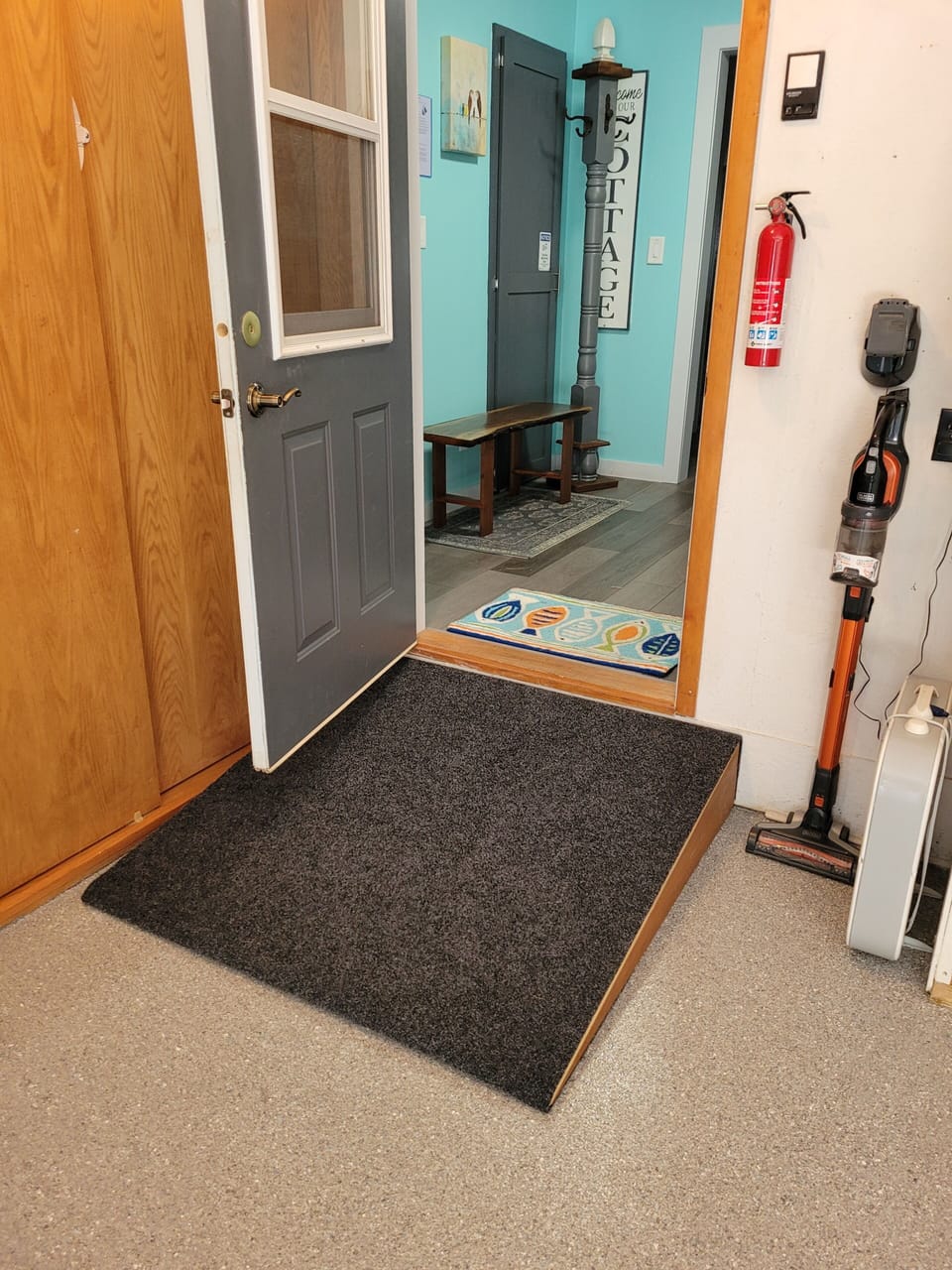 Entry from Garage into Cottage