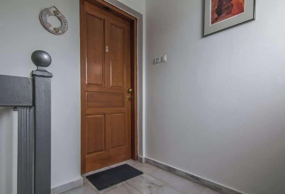 Private apartment entrance ensuring easy access
