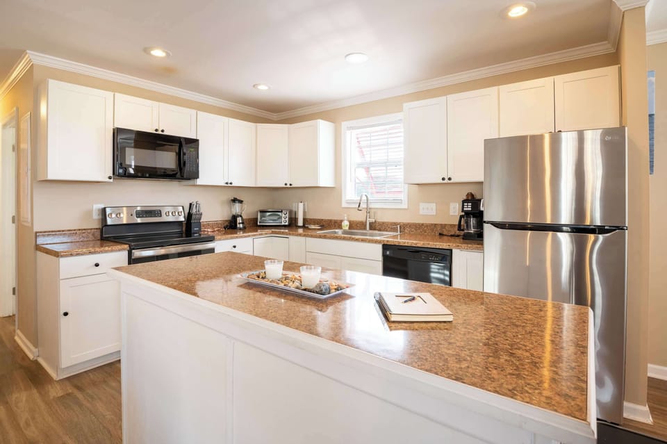 Modern Kitchen with Stainless Steel Appliances