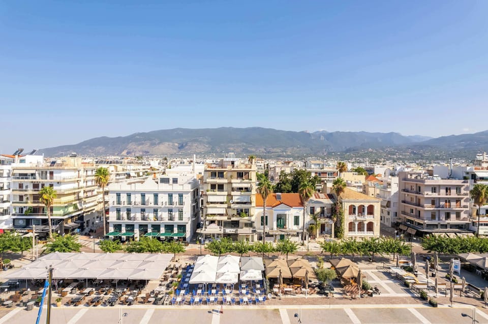 City View with Mountains in the Background